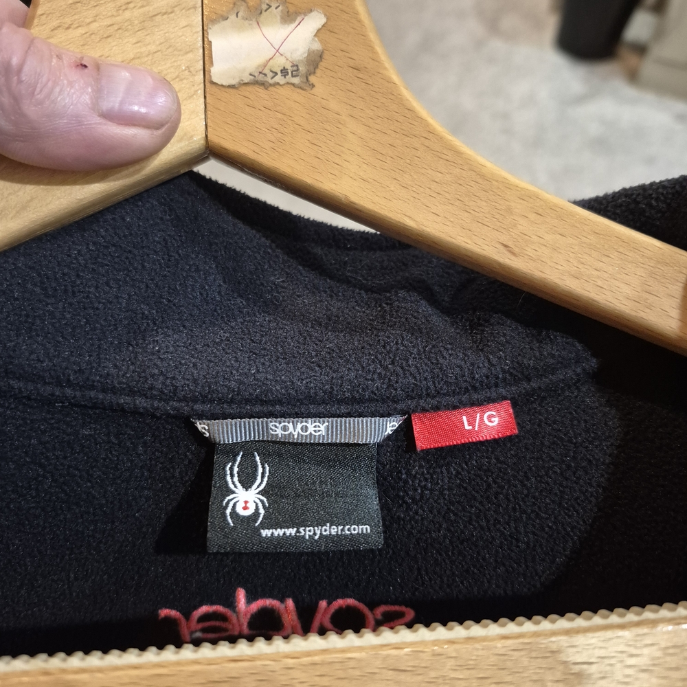 Spyder Women's Black Ski Jacket with Red Details - Picture 3 of 6